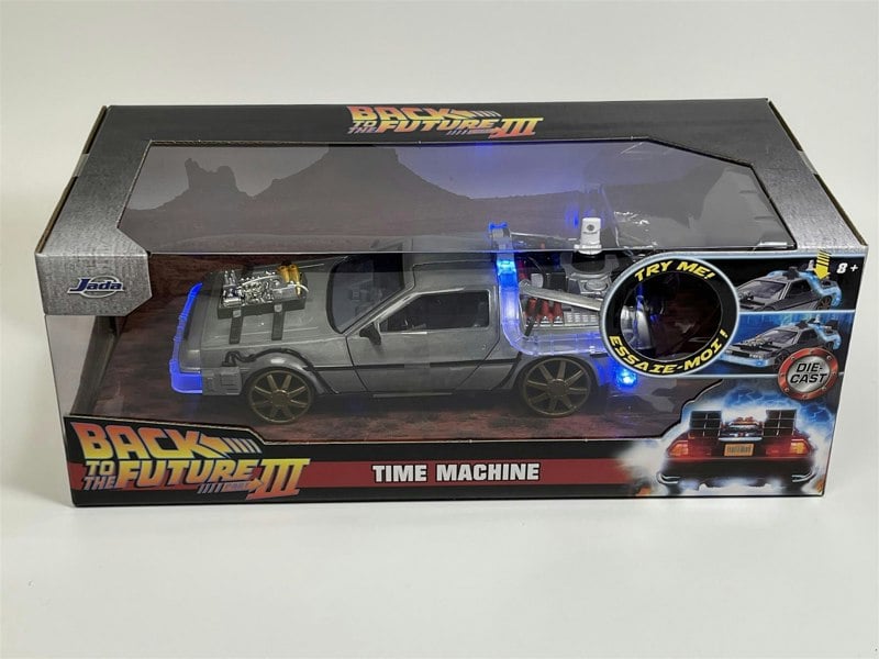 Jada Back To The Future III Rails Delorean Time Machine 1:24 Scale Jada 253255073