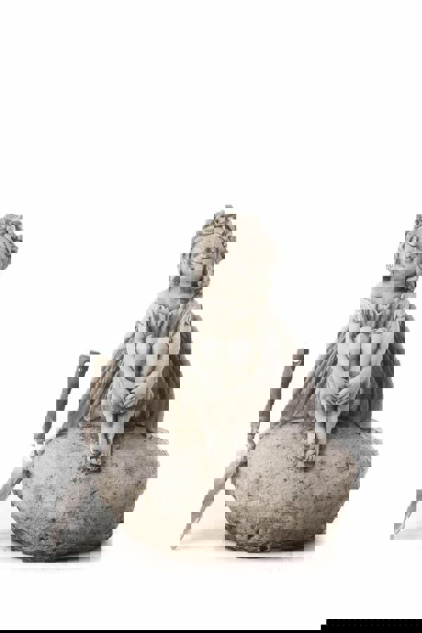 Fairy on a Rock Garden Ornament