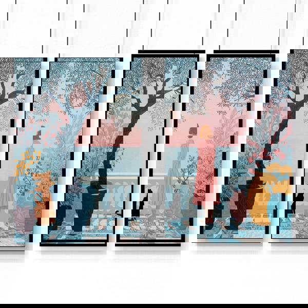 Wall Decor Hallway | Set of 2 Italian Lifestyle Wall art Prints