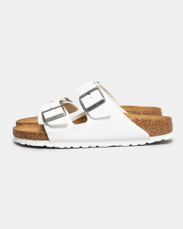 Birkenstock Arizona Narrow Birko-Flor Womens Sandals - White
