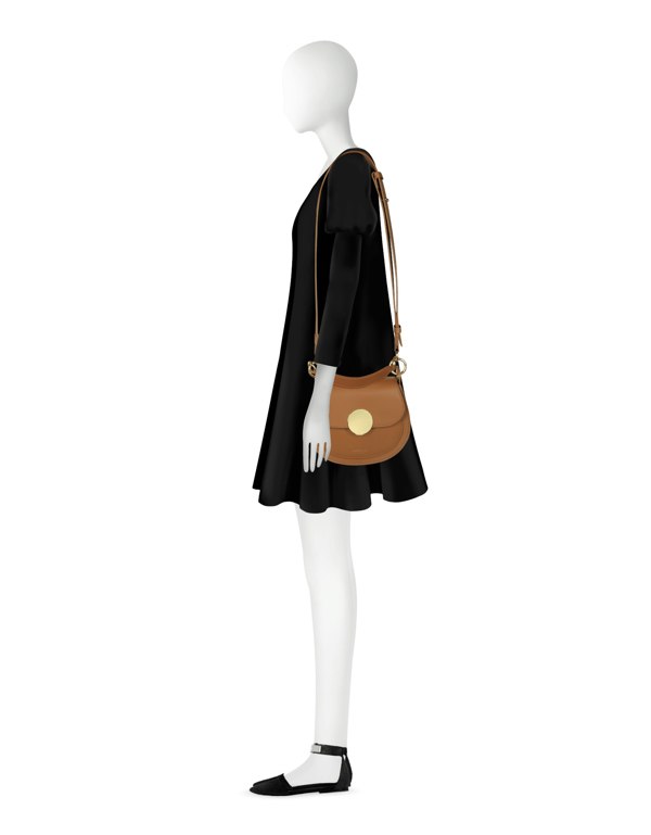 Le Parmentier Yucca Shoulder Bag - Cognac