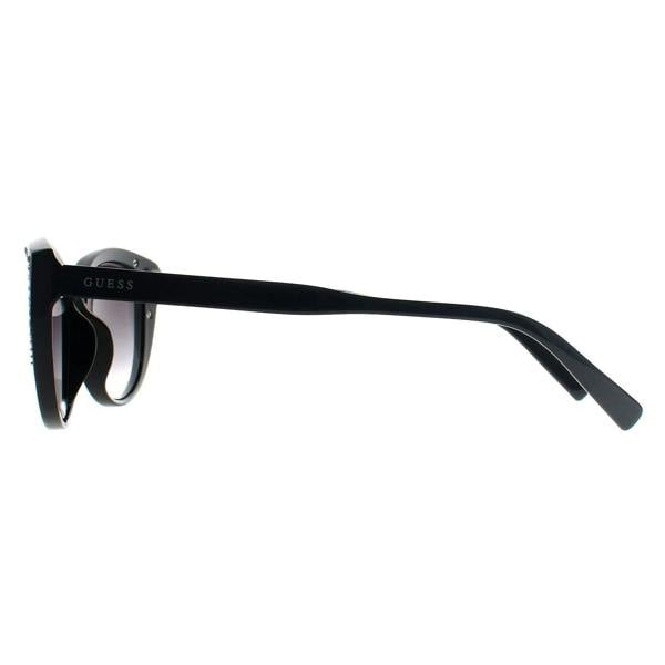 Guess Sunglasses GO00006 01B Shiny Black Smoke Grey Gradient