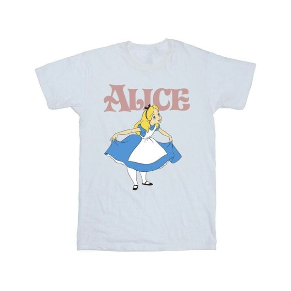 Disney Mens Alice In Wonderland Take A Bow T-Shirt - White