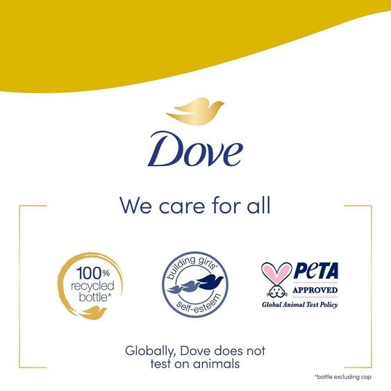 Dove Creamy Indulge Body Wash 12 Pack, 0% Sulfate SLES Shower Gel, 450ml
