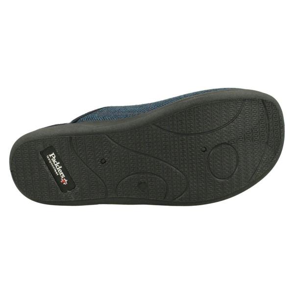Padders Mens Padders Stag Detailed Mule Slippers Stag