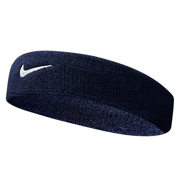 Nike Swoosh Headband - Navy/White