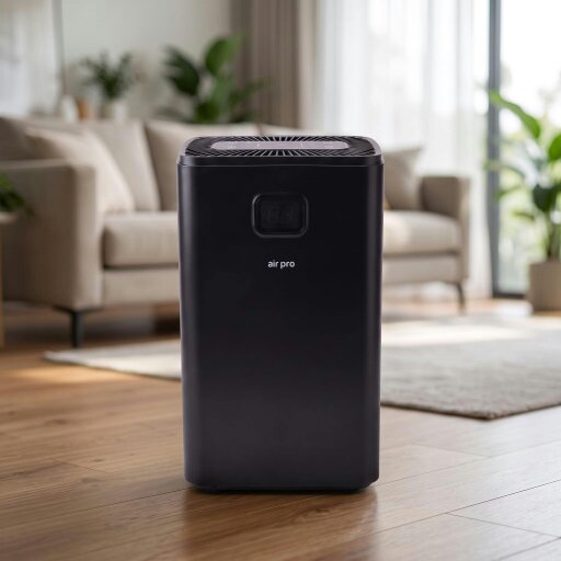 Air Pro 12L/Day Dehumidifier with WiFi for Home, Damp & Condensation - 2L - Black - 12L / Day
