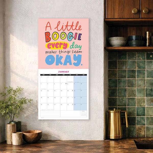 The Happy News Calendar 2027, Wall Calendars, Month To View, Lifestyle, Gift