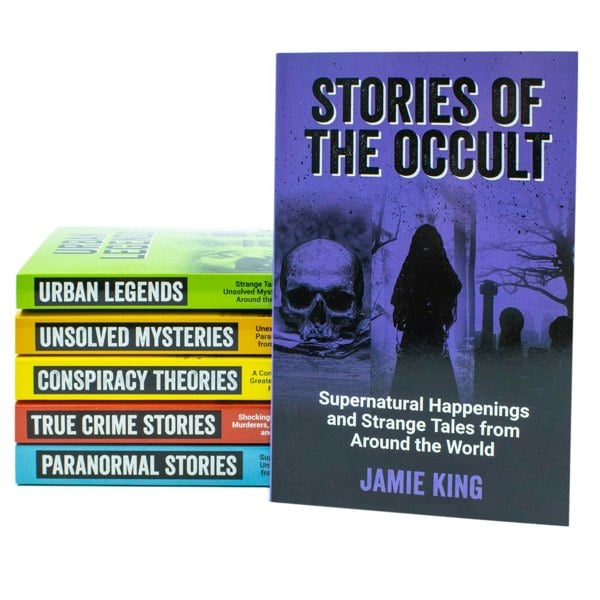 Jamie King 6 Book Set Paranormal Stories, True Crime Stories, Unsolved Mysteries & more