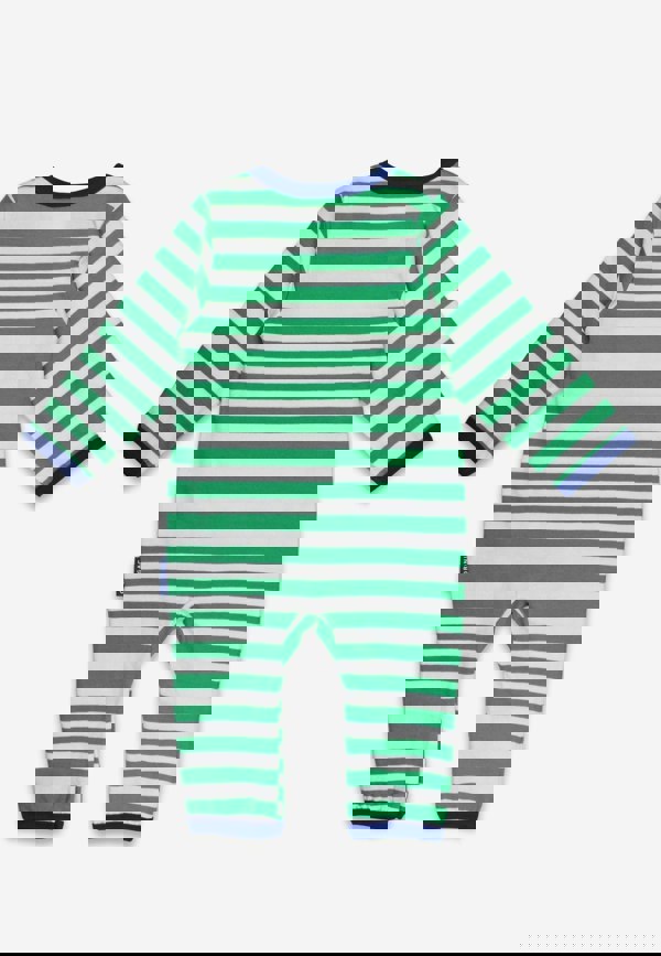 Organic Hillside Sheep Applique Sleepsuit - Toby Tiger