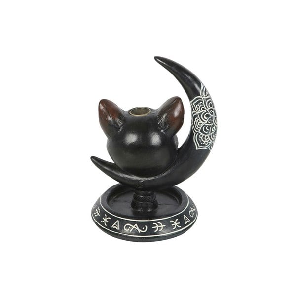 Serano Black Cat Moon Backflow Incense Burner