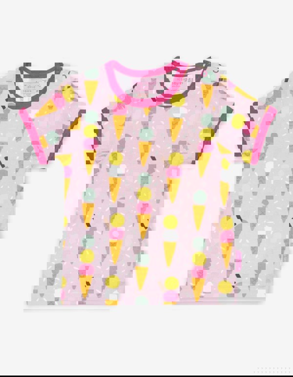 Organic Ice Cream Print T-Shirt - Toby Tiger UK Retail