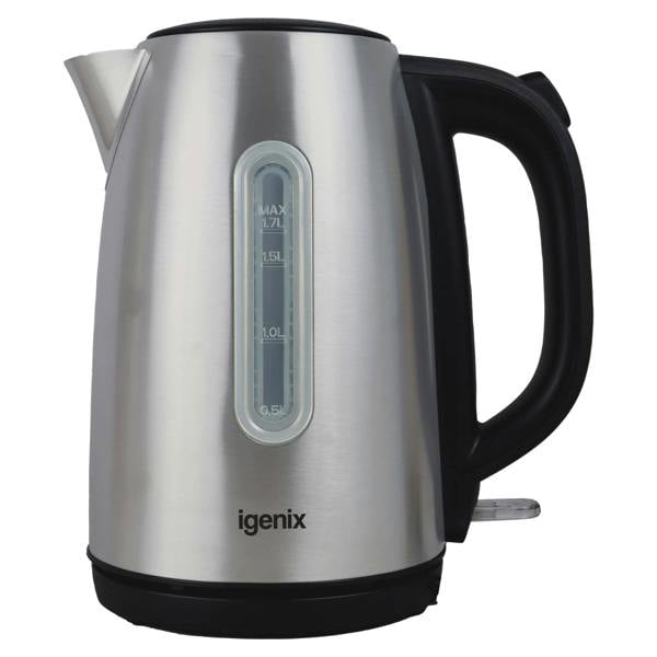 Igenix 3000W 1.7L Jug Kettle, Stainless Steel