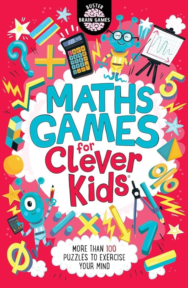 Maths Games For Clever Kids 4 Books Collection Set (Times Tables Games, Mental Maths Games, Maths Games, Science Puzzles)