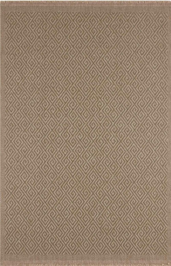 Nature Outdoor Green Rug durable, weather-resistant, Jute-Look design.