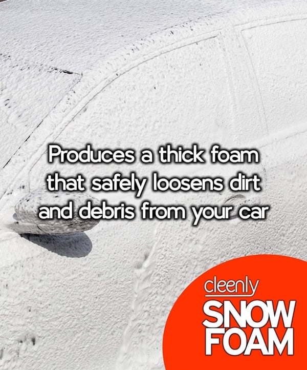 Cleenly Bubblegum Snow Foam - High Performance Formula with Super Thick Foam - Non Caustic & pH Neutral 20L