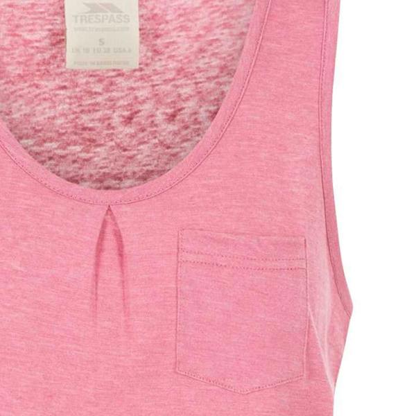Trespass Womens/Ladies Fidget Sleeveless Vest - Rose Blush Marl - 