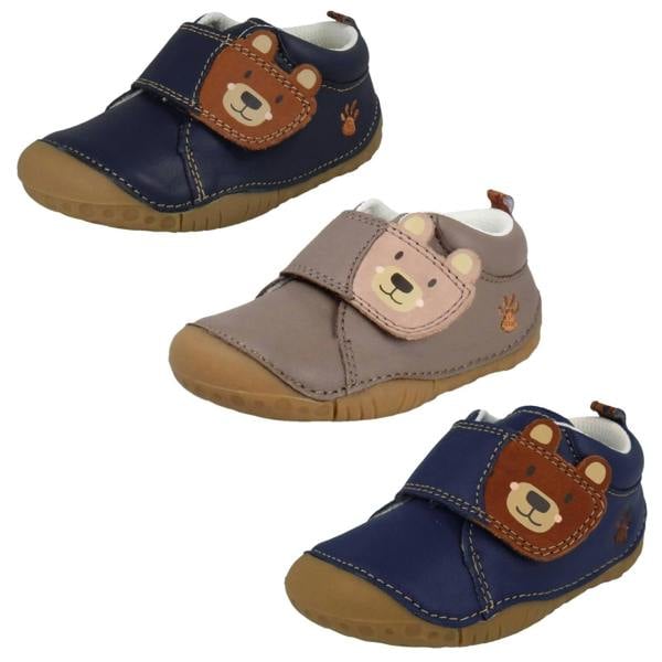 Start-rite Boys Startrite Pre Walker Cruiser T Bar Shoes Bear Hug
