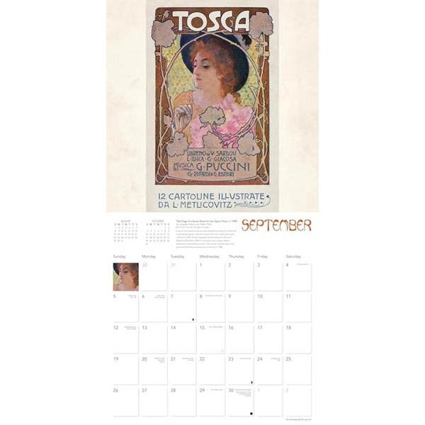 Art Nouveau Posters Calendar 2027, Wall Calendars, Month To View, Art, Gift