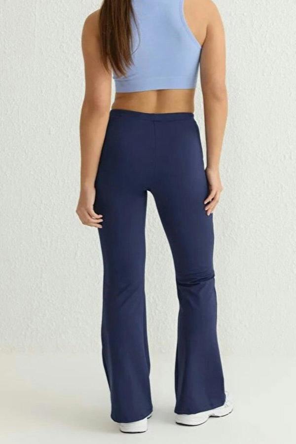 WOVCOR Scuba Fabric Knitted Jogger with Tie Detail