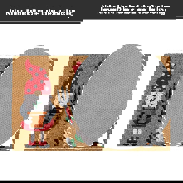 JVL Eco-Friendly Latex Backed Coir Entrance Doormat, 45x75cm - Gardening Gonks