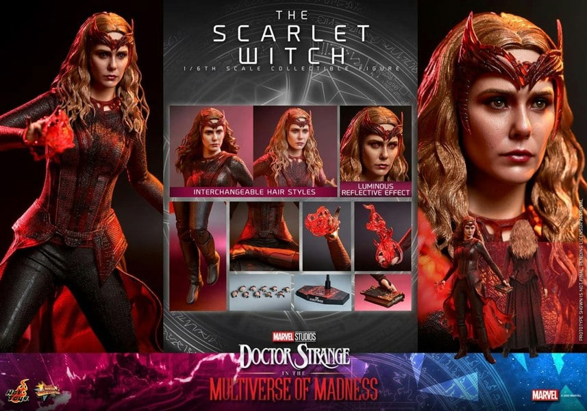 Hot Toys Scarlet Witch Action Figure Dr Strange In The Multiverse of Madness 1:6 Hot Toys 911121