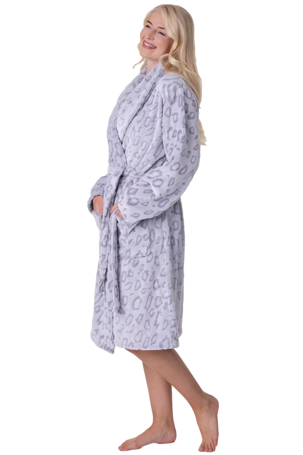 Camille Luxurious Supersoft Printed Bathrobe