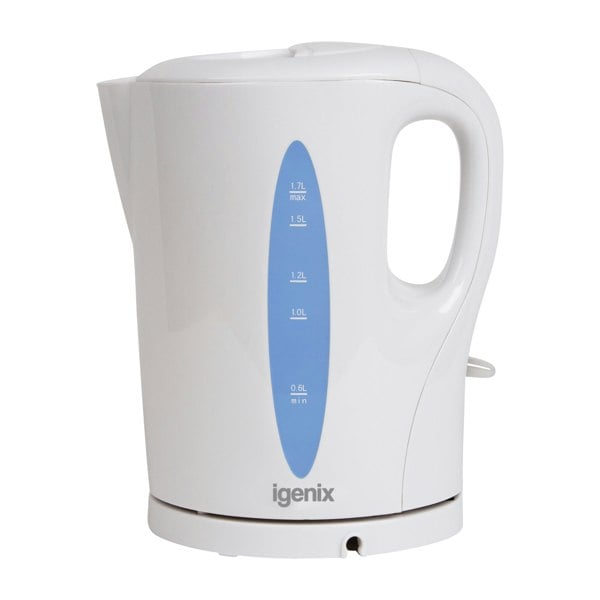 igenix 1.7 Litre Cordless Jug Kettle, 2200W, White