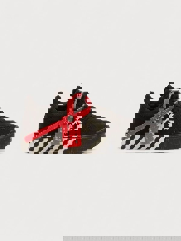 Off-White Vulcanised Lace Up Black White Kids