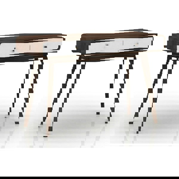 Dorel Home Cassie Desk 2 Drawers WalnutWhite120x50x79cm