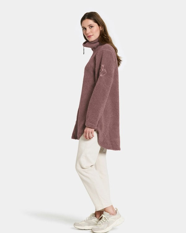Didriksons Umi 3 Womens Full Zip Fleece - Faded Wine J05