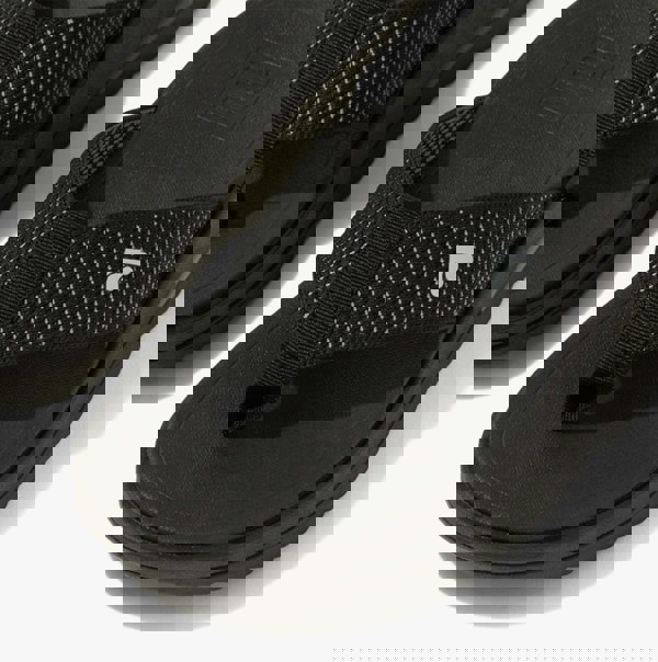 FitFlop SURFF TWO-TONE WEBBING Womens Toe Post Black