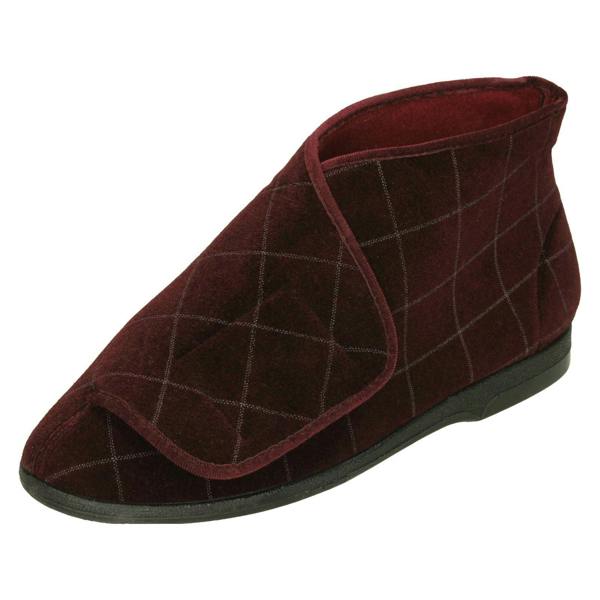 Balmoral Mens Balmoral Wide Opening Boot Slippers VB M93