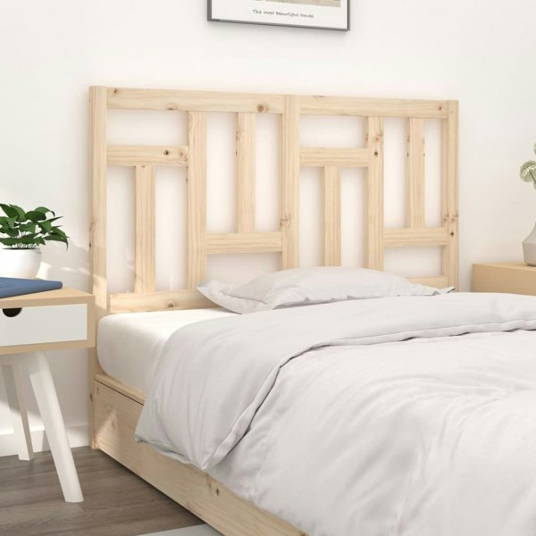 Berkfield Bed Headboard 145.5x4x100 cm Solid Wood Pine