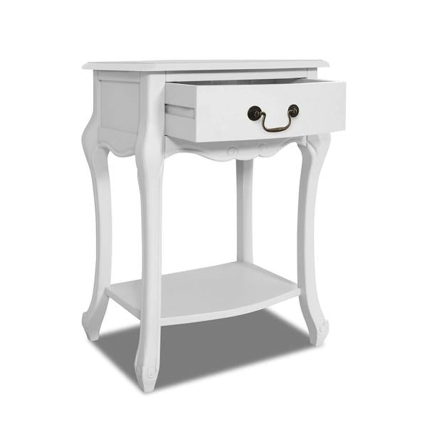 Statement Furniture Juliette Bedside Table with Drawer French Style Nightstand