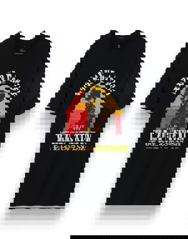 Yellowstone Mens Black Need a Ride Short Sleeved T-Shirt