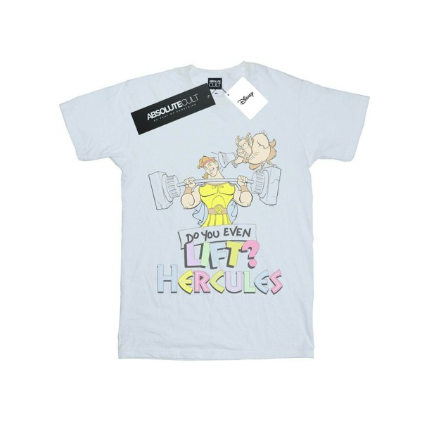 Disney Mens Hercules Do You Even Lift? T-Shirt - White