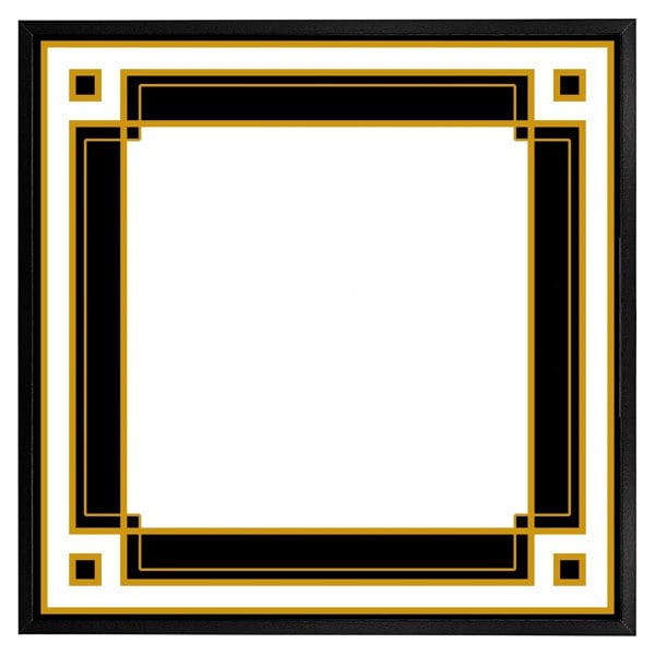 Benjamin Tate Design Art deco black & gold (picture Frame)