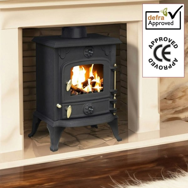 RoyalFire Royal Fire 5kW Cast Iron Wood and Coal Burning Stove