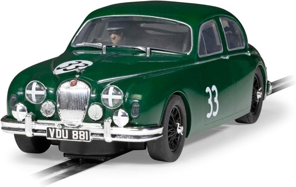 Scalextric Jaguar MK1 Mike Hawthorn Classic Touring 1:32 Scale Scalextric C4506