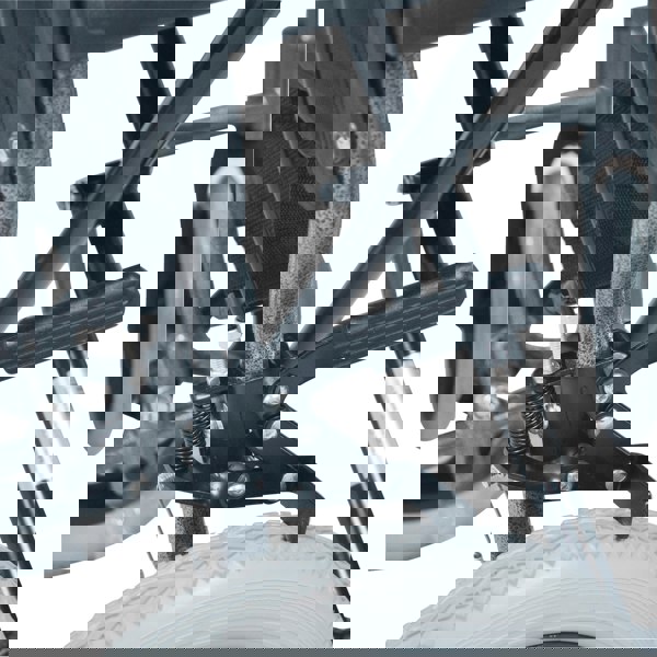 Aidapt Compact Transport Aluminium Wheelchair Hammered Effect