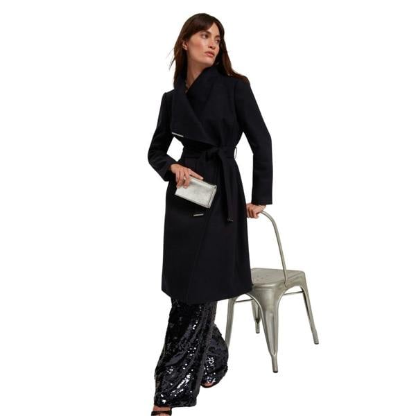 Ted Baker WMO ROSE Midi Length Belted Wool Wrap Co