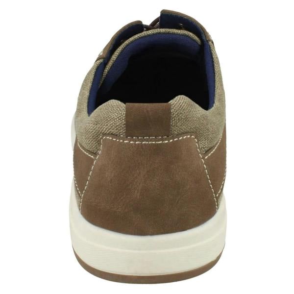 Hush Puppies Mens Hush Puppies Canvas Boat Shoes Aiden