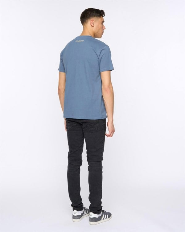 Duck and Cover Chellforth T-Shirt Denim Blue