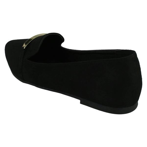 Spot On Ladies Spot On Pointed Toe Ballerina Shoes F80547