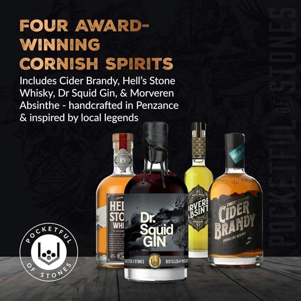 Pocketful Of Stones Legends of the Tin Coast Cornish Gift Pack 4 x 50ml