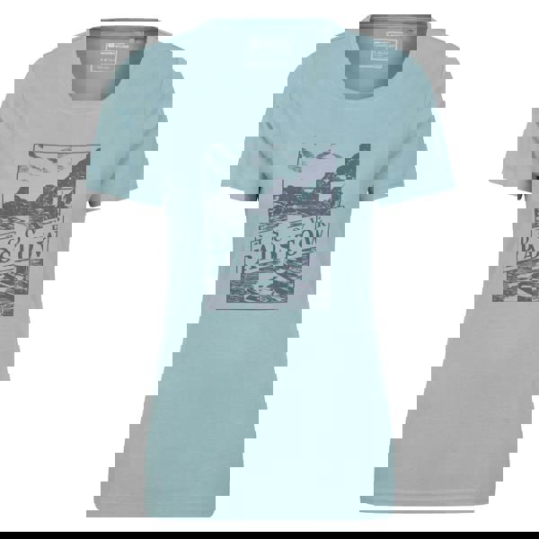 Mountain Warehouse Womens Discover Padstow Printed T-Shirt - Blue