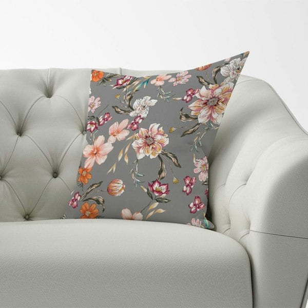 Warren Reed Peony, Lily, Tulip, Daisy Colorful  Cushions