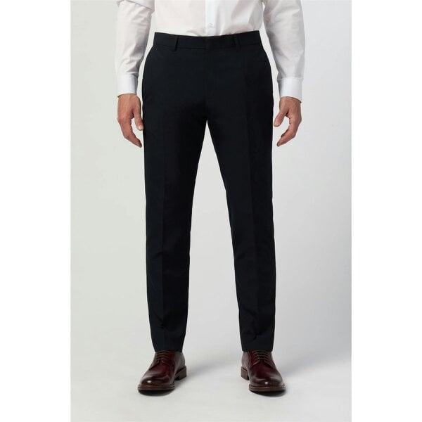 Limehaus Slim Fit Navy Trousers