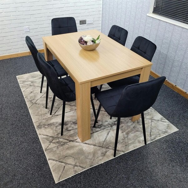 Kosy Koala Dining Table Set with 6 Chairs Dining Room and Kitchen table set of 6